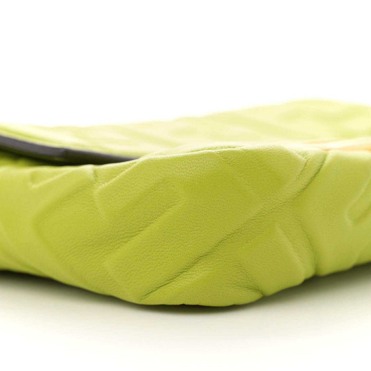 Nappa FF 1974 Embossed Mini Baguette Wasabi