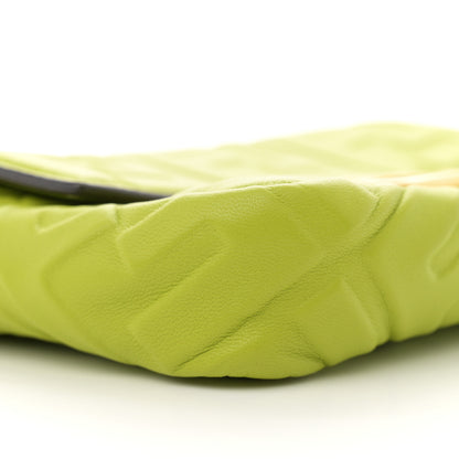 Fendi Nappa FF 1974 Embossed Mini Baguette Wasabi 9 of 12