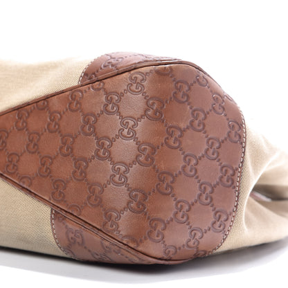 Gucci Canvas Guccissima Hobo Brown 7 of 9