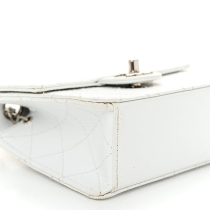 Chanel Caviar Quilted Mini Square Flap White 10 of 13