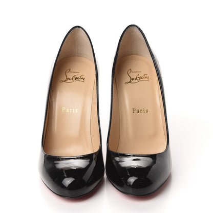 Christian Louboutin Patent Fifille 100 Pumps 37.5 Black 2 of 9