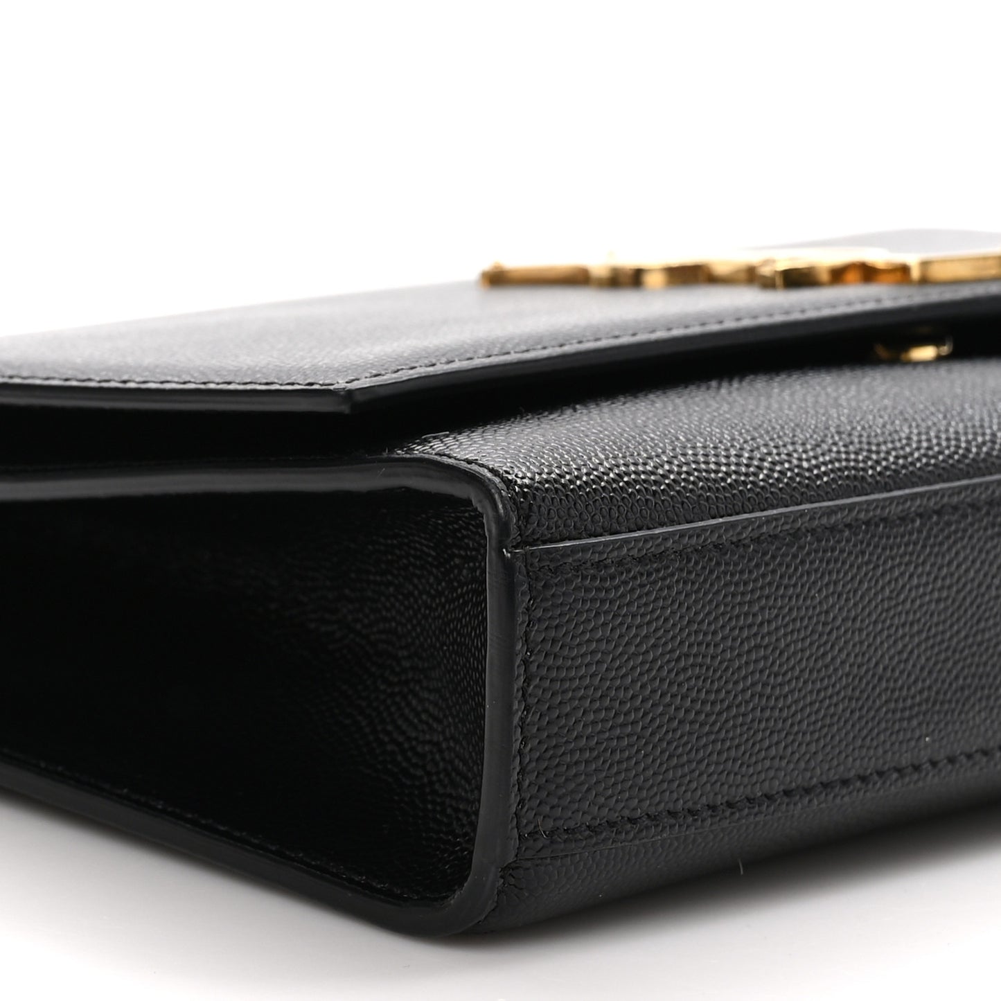 Grain De Poudre Medium Classic Monogram Kate Satchel Black