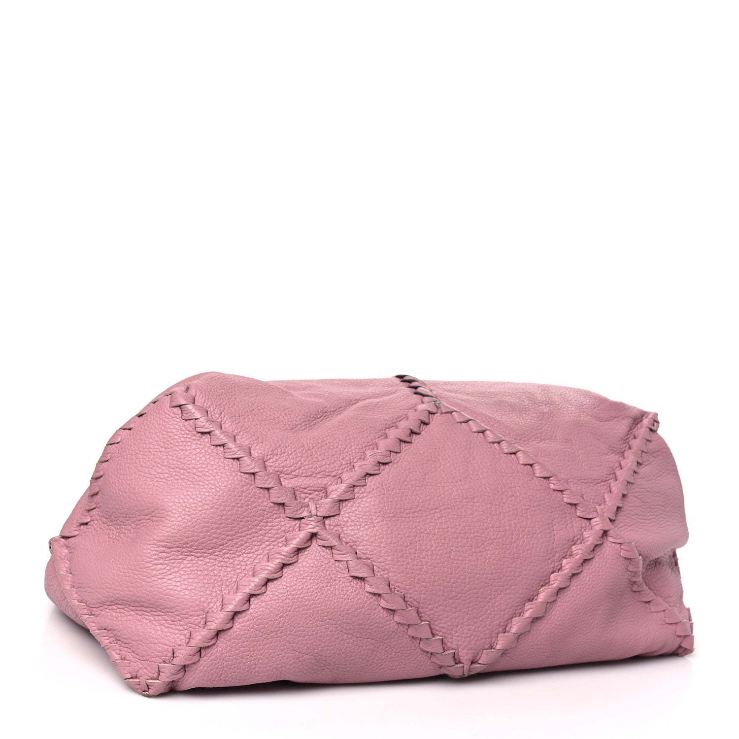 Bottega Veneta Washed Cervo Deerskin Large Hobo Rose Pink 4 of 12
