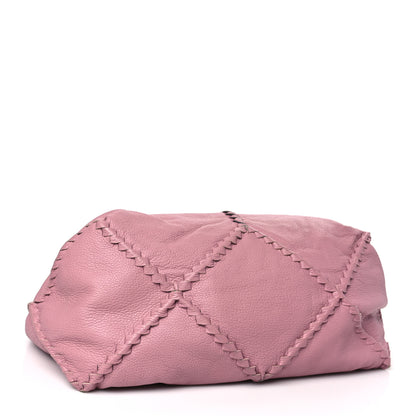 Bottega Veneta Washed Cervo Deerskin Large Hobo Rose Pink 4 of 12