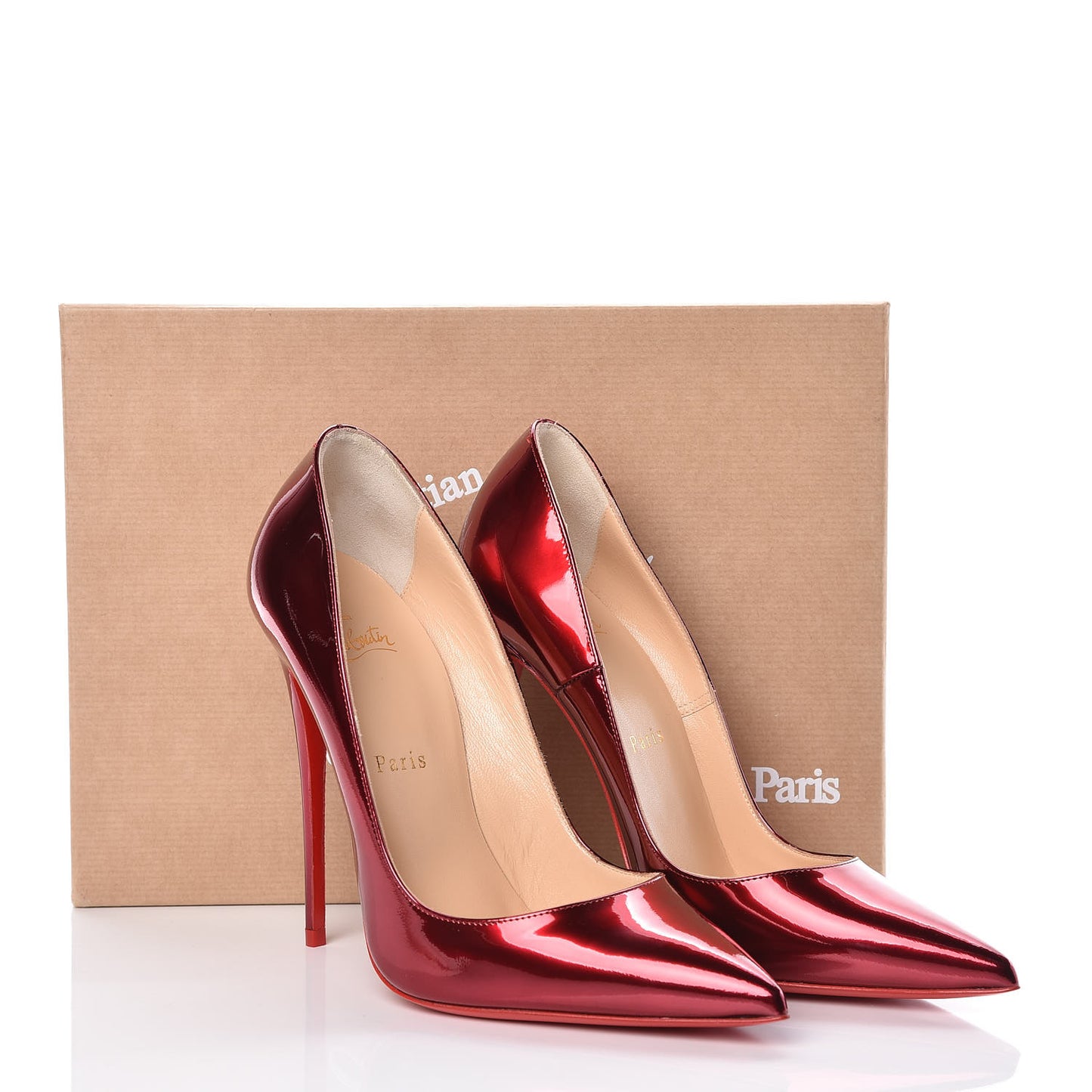 Metallic Patent So Kate 120 Pumps 38.5 Loubi