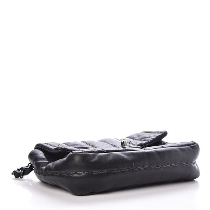 Chanel Lambskin Vertical Stitched Mini Flap Black 4 of 10