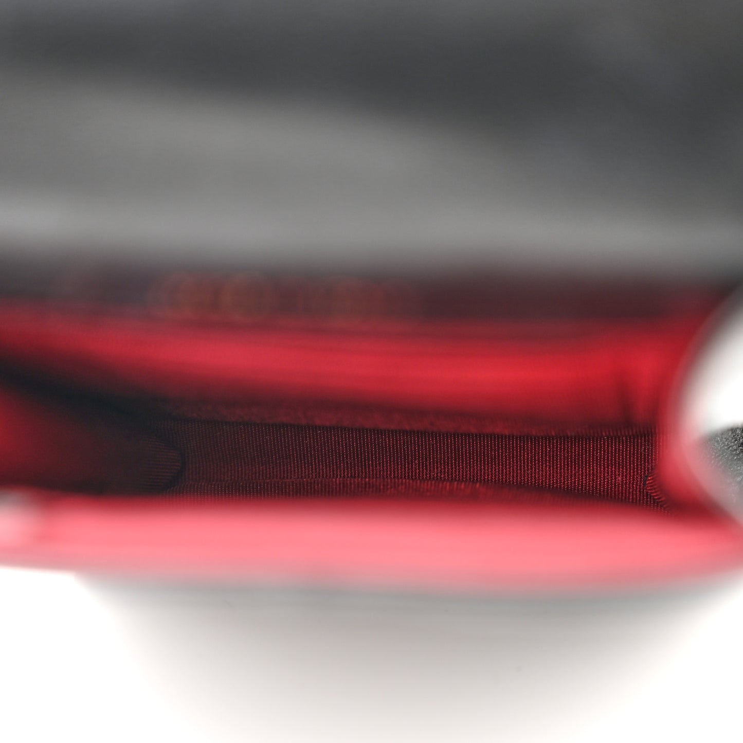 Lambskin Quilted Chanel 19 Phone Holder With Chain Black