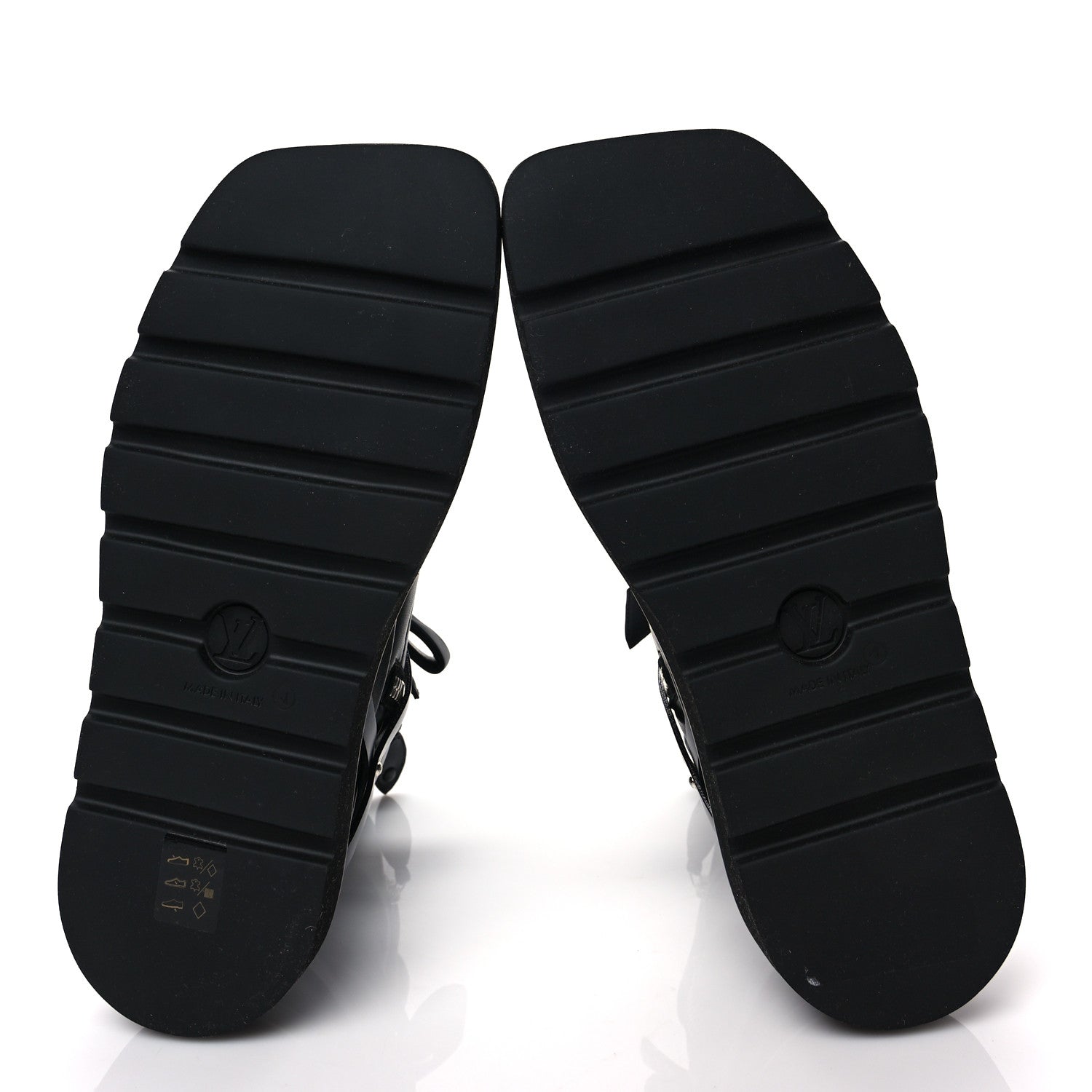 Louis Vuitton X FORNASETTI Lambskin Calfskin Square Pillow Flat Ankle Boots 40 Black 5 of 6