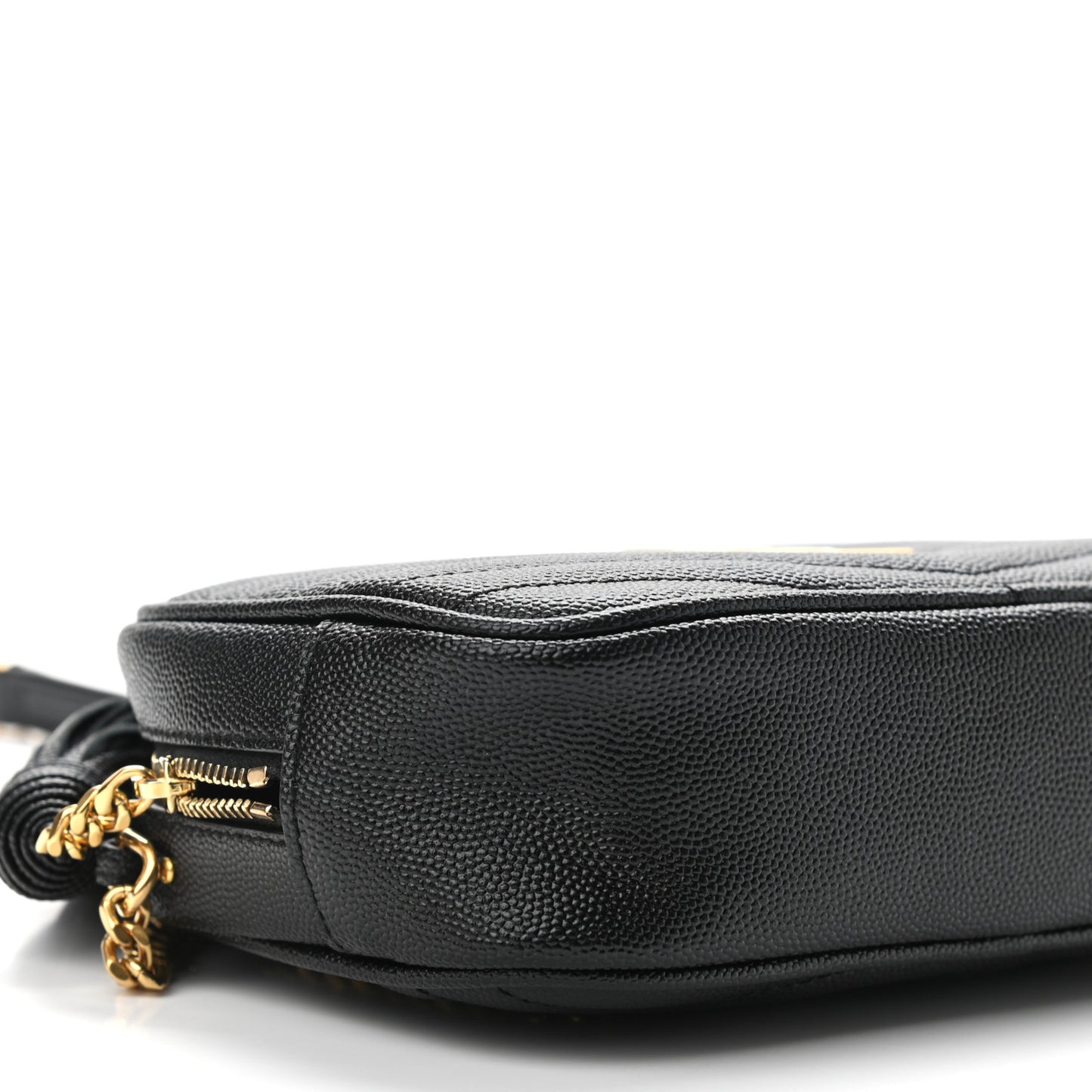 Grain De Poudre Matelasse Monogram Mini Lou Camera Bag Black