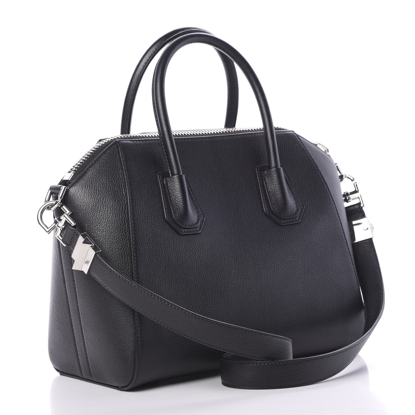 Sugar Goatskin Small Antigona Black