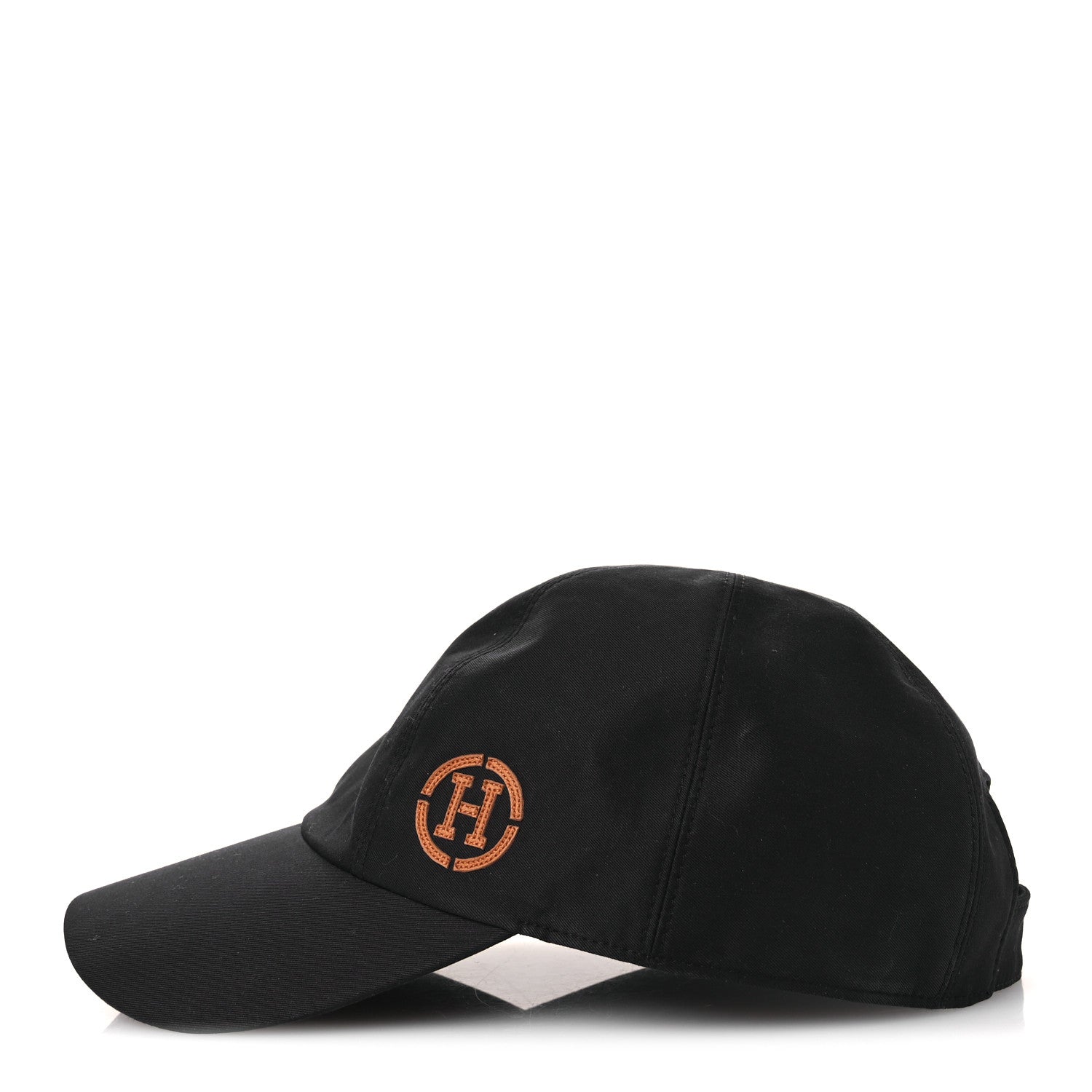 Hermes Cotton Miles H Circle Hat 60 Black 4 of 10