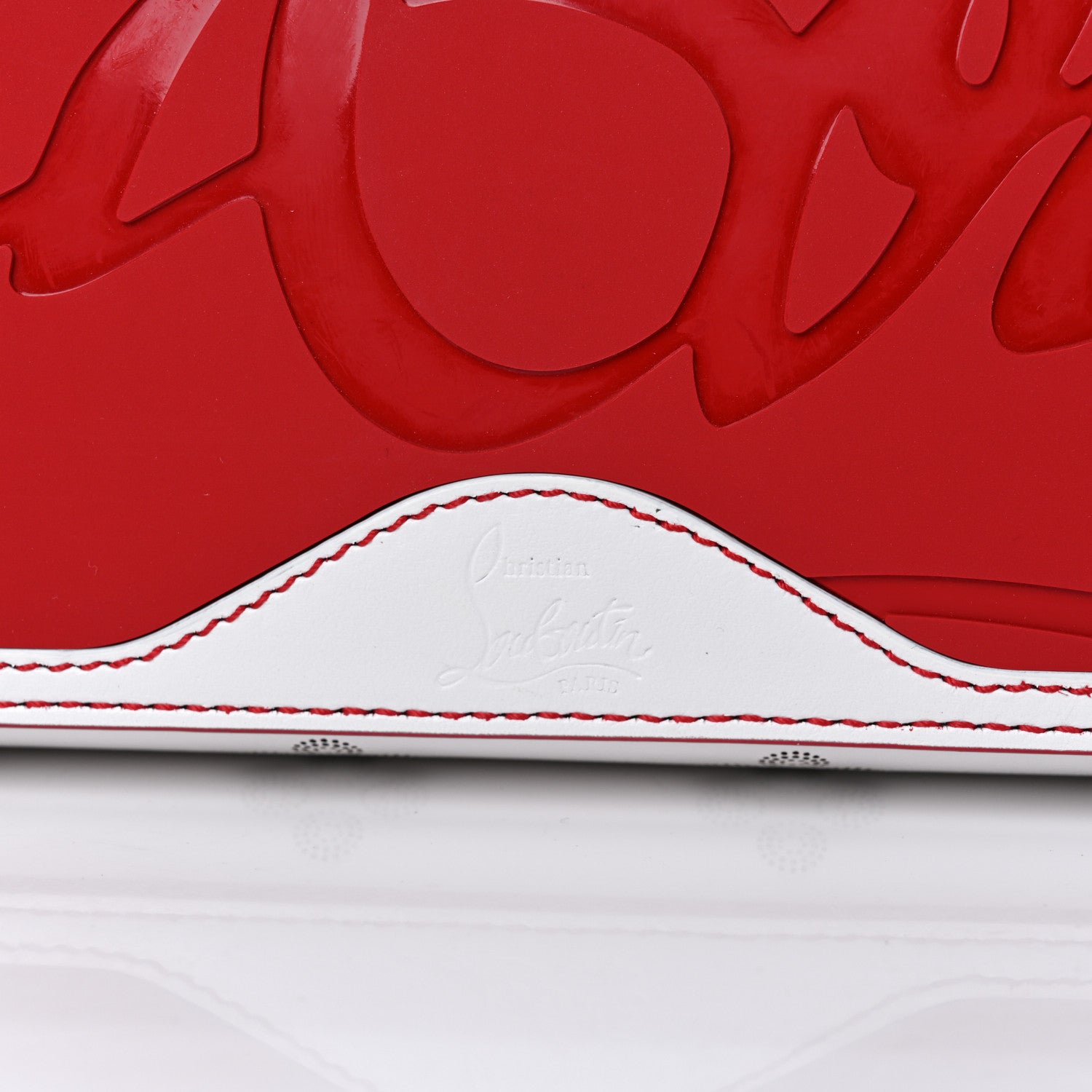 Christian Louboutin Calfskin Loubinthesky Mini East West Cabata Tote White 12 of 12