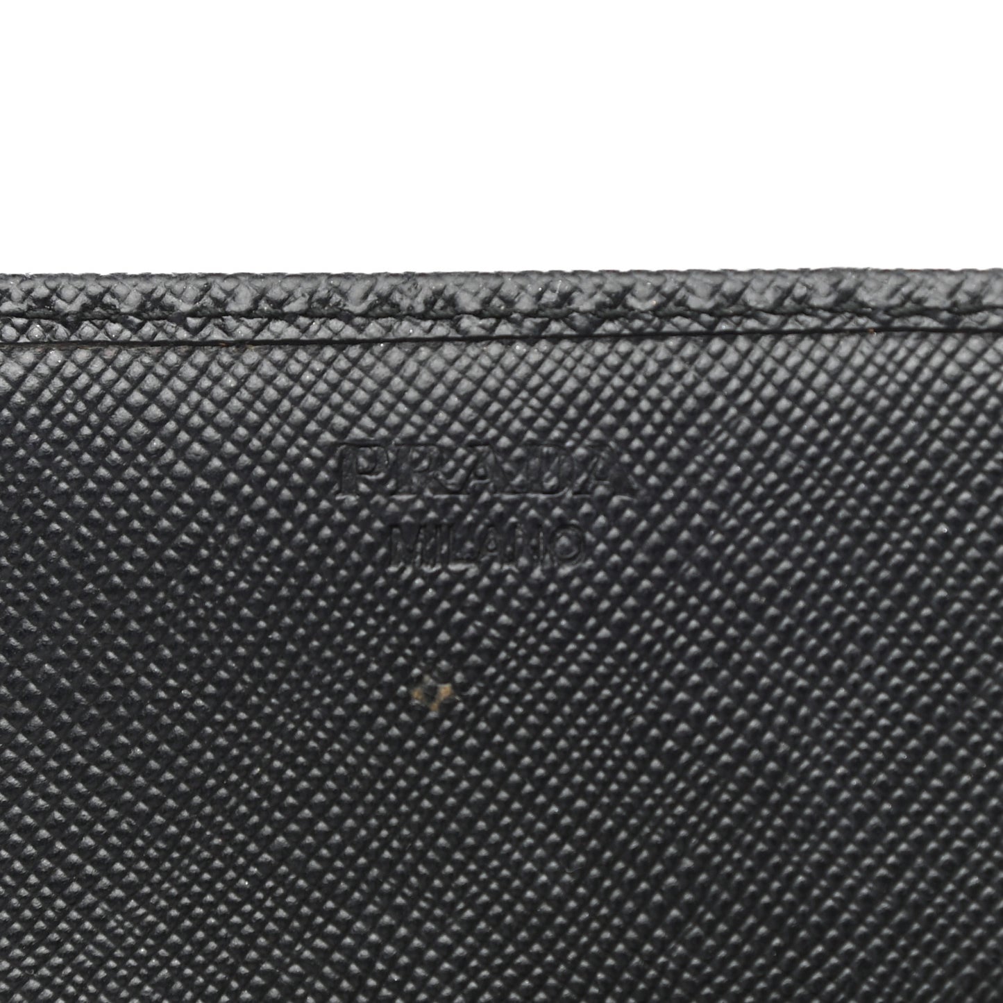 Saffiano Metal Continental Flap Wallet Black