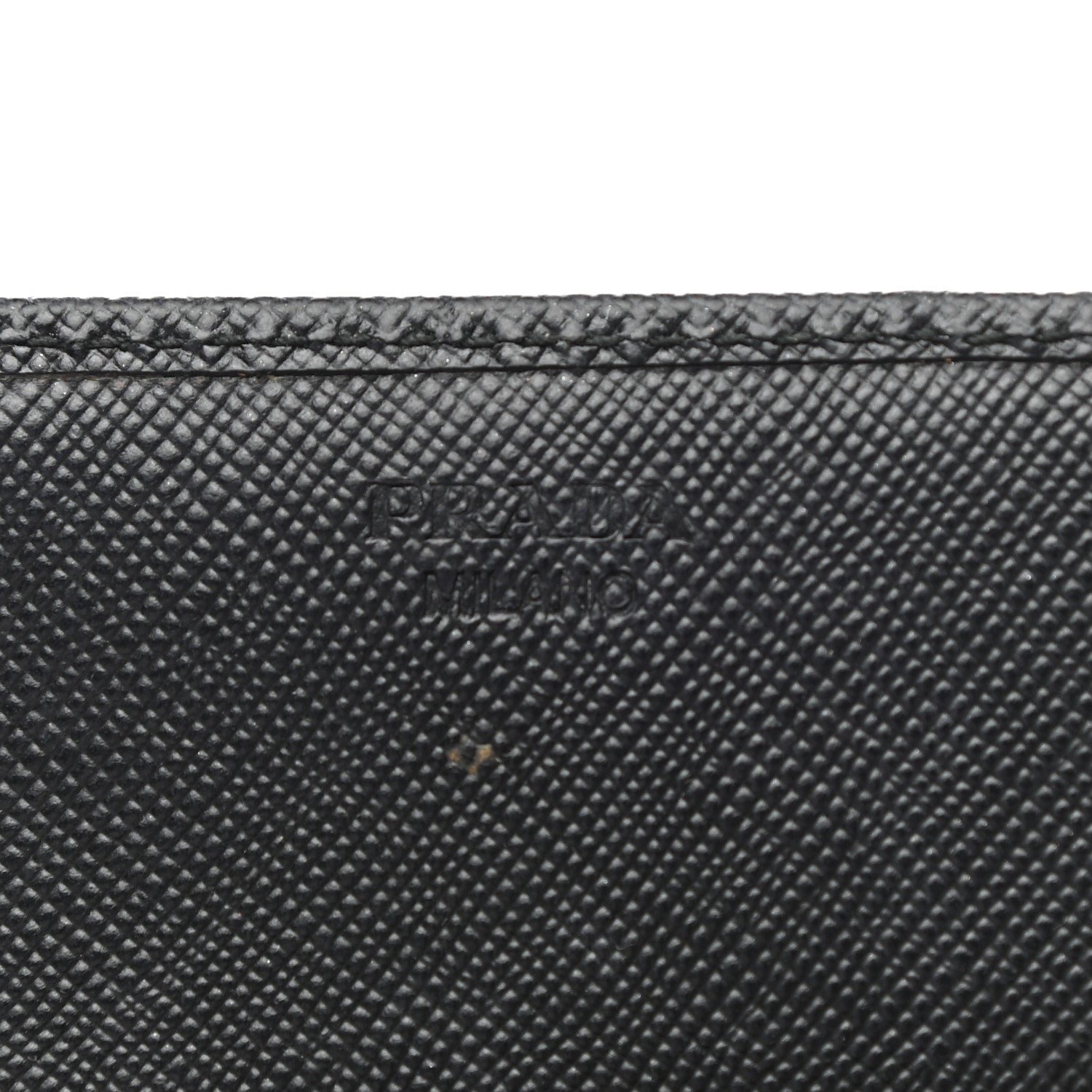 Prada Saffiano Metal Continental Flap Wallet Black 7 of 13