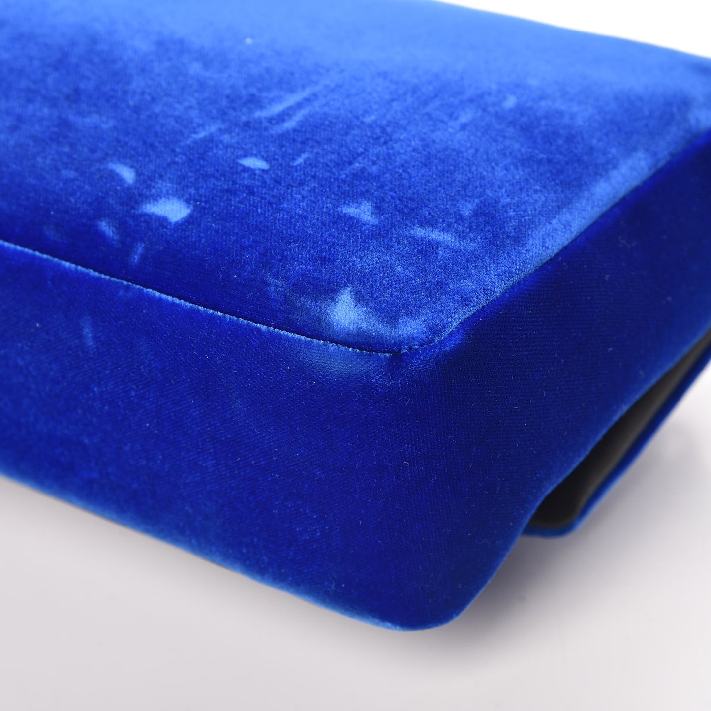 Velvet Large Natalia Chain Bag Imperial Blue