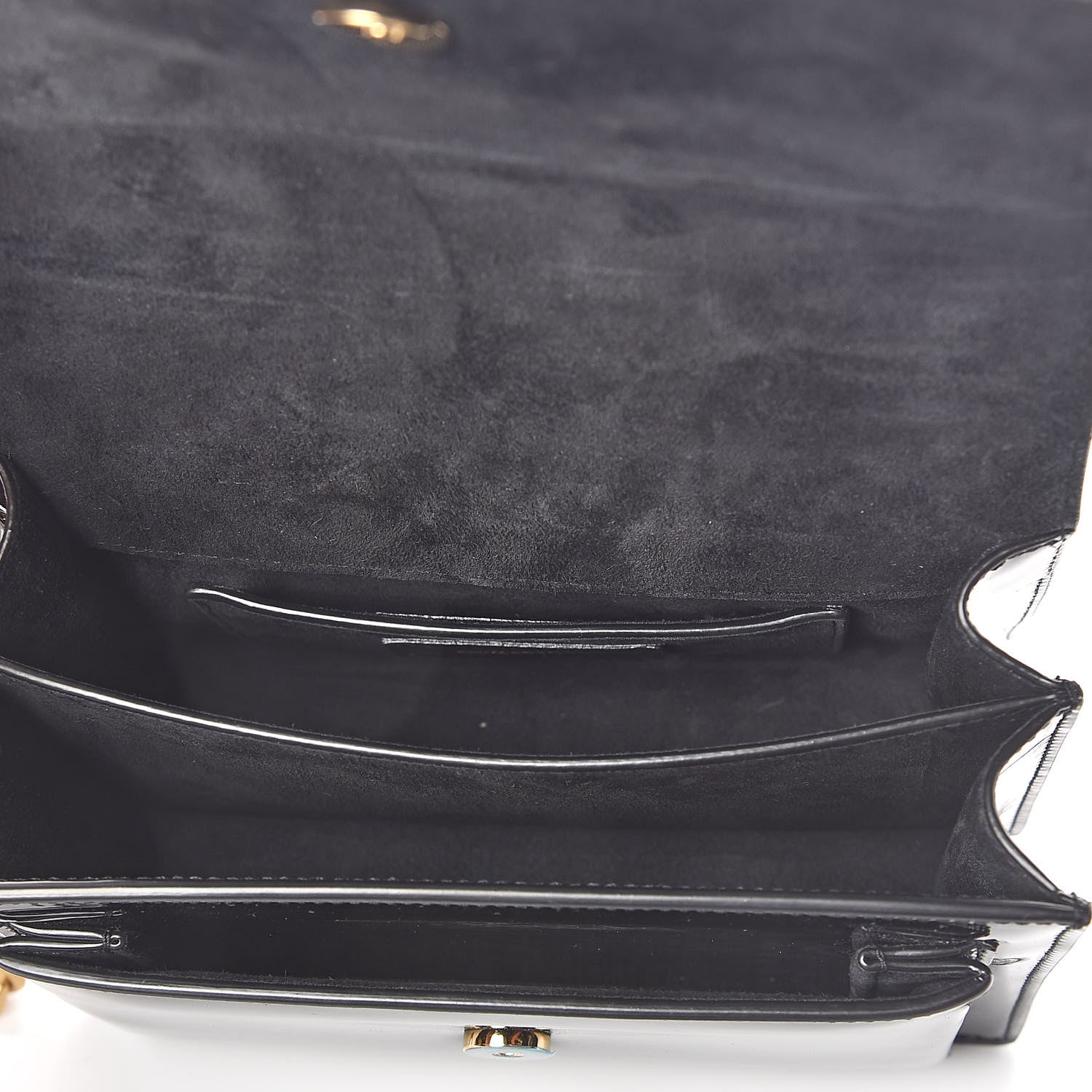 Saint Laurent Patent Small Monogram Sunset Black 5 of 9