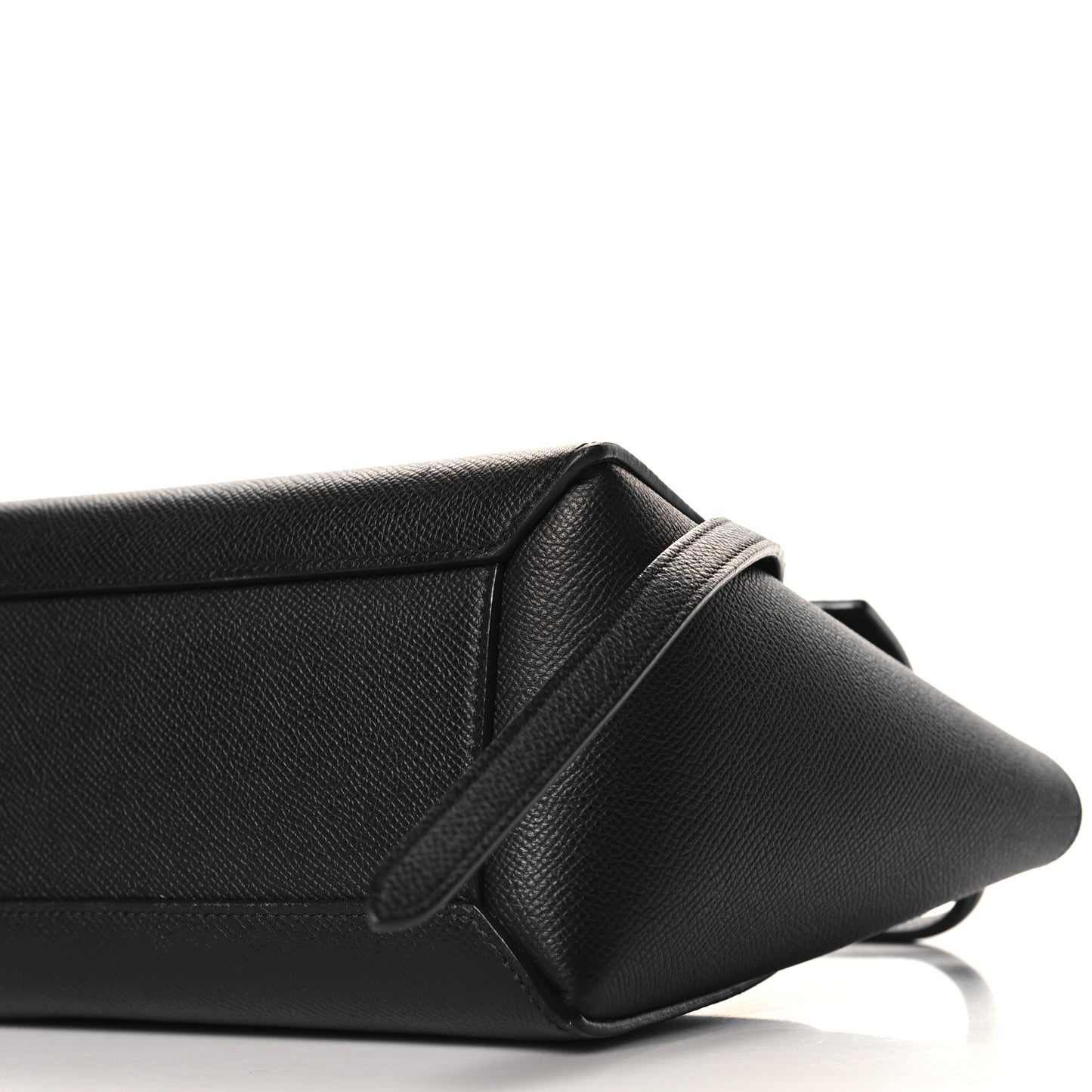 Grained Calfskin Nano Belt Bag Black