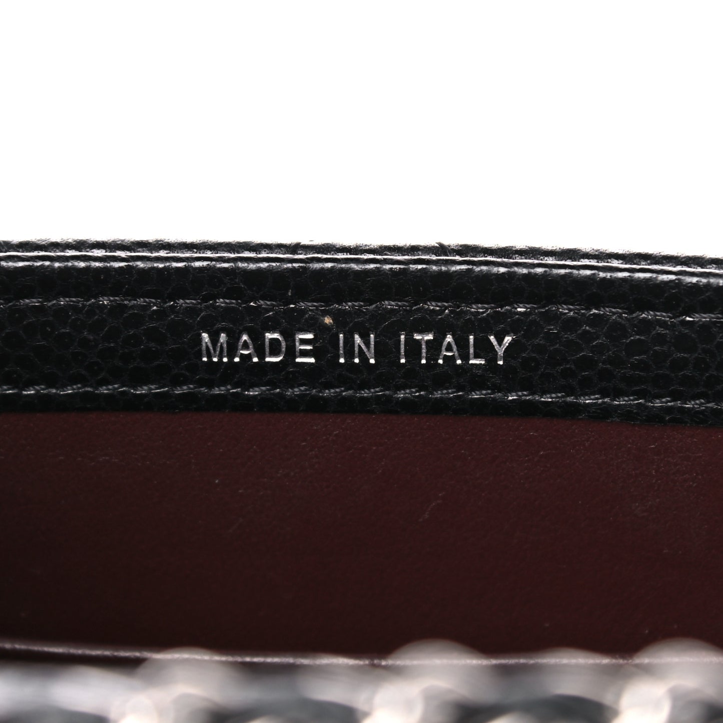 Caviar Quilted Classic Phone Holder Black