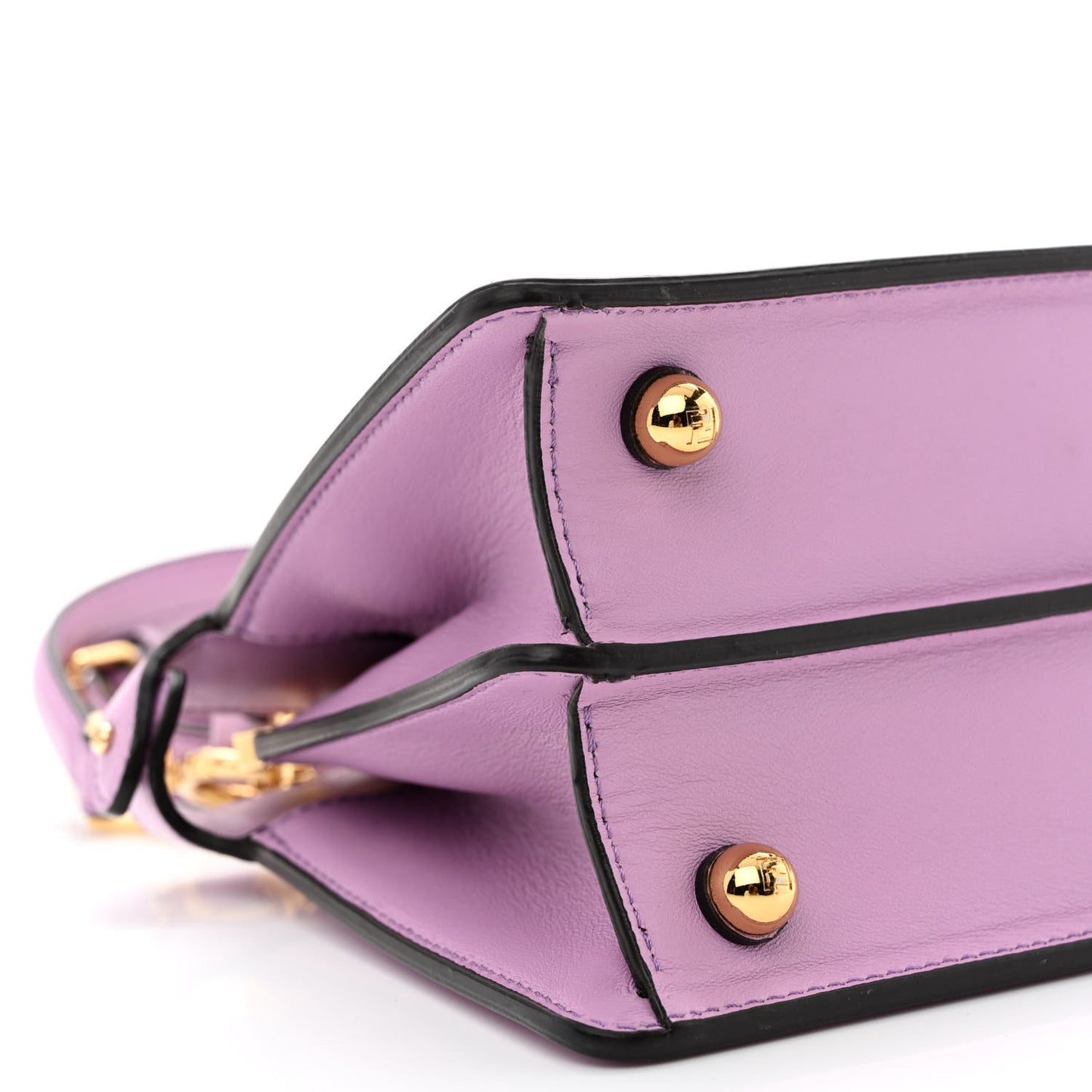 Shiny Nappa Petite Peekaboo I SEE U Satchel Violetta