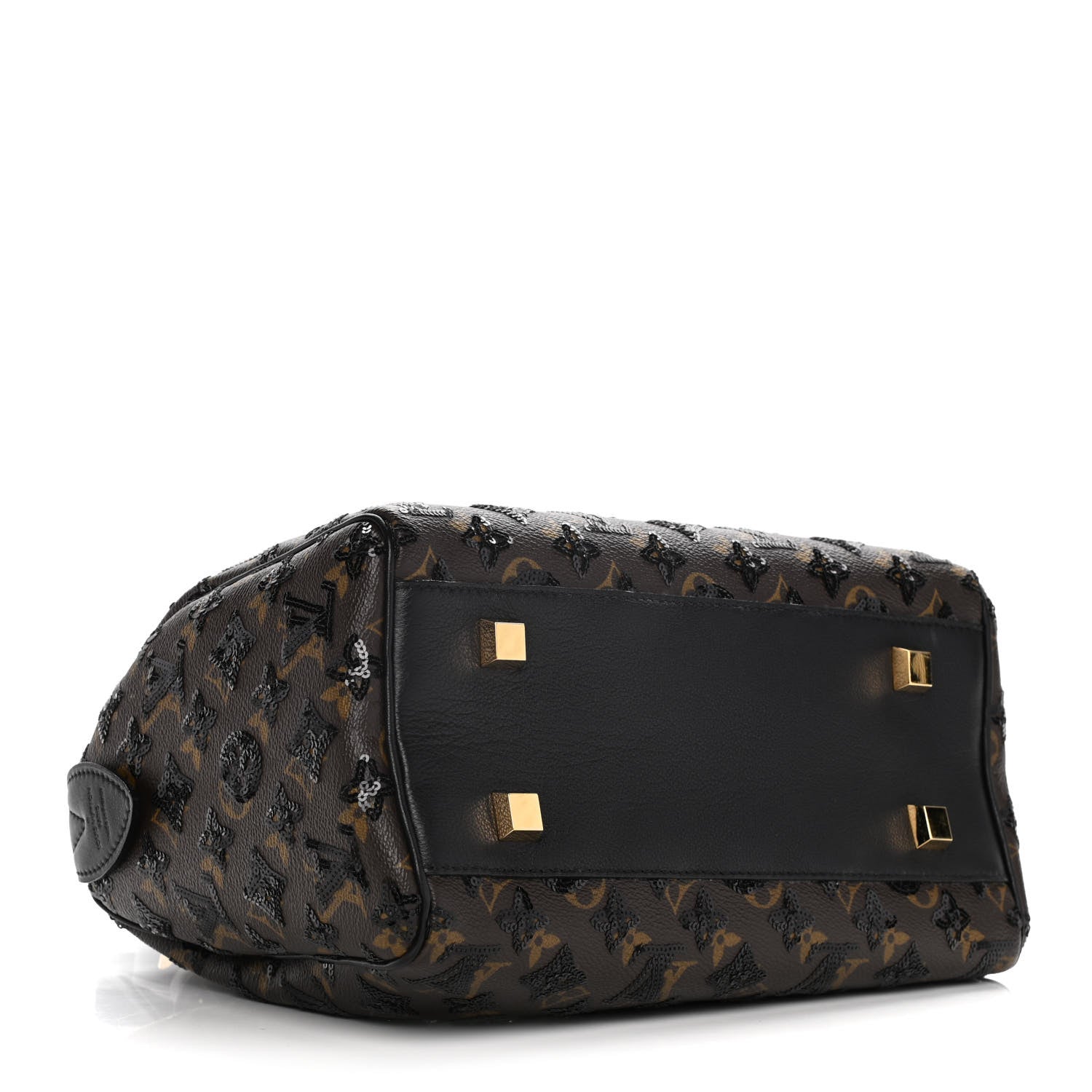 Louis Vuitton Monogram Sequins Eclipse Speedy 28 Black 4 of 11