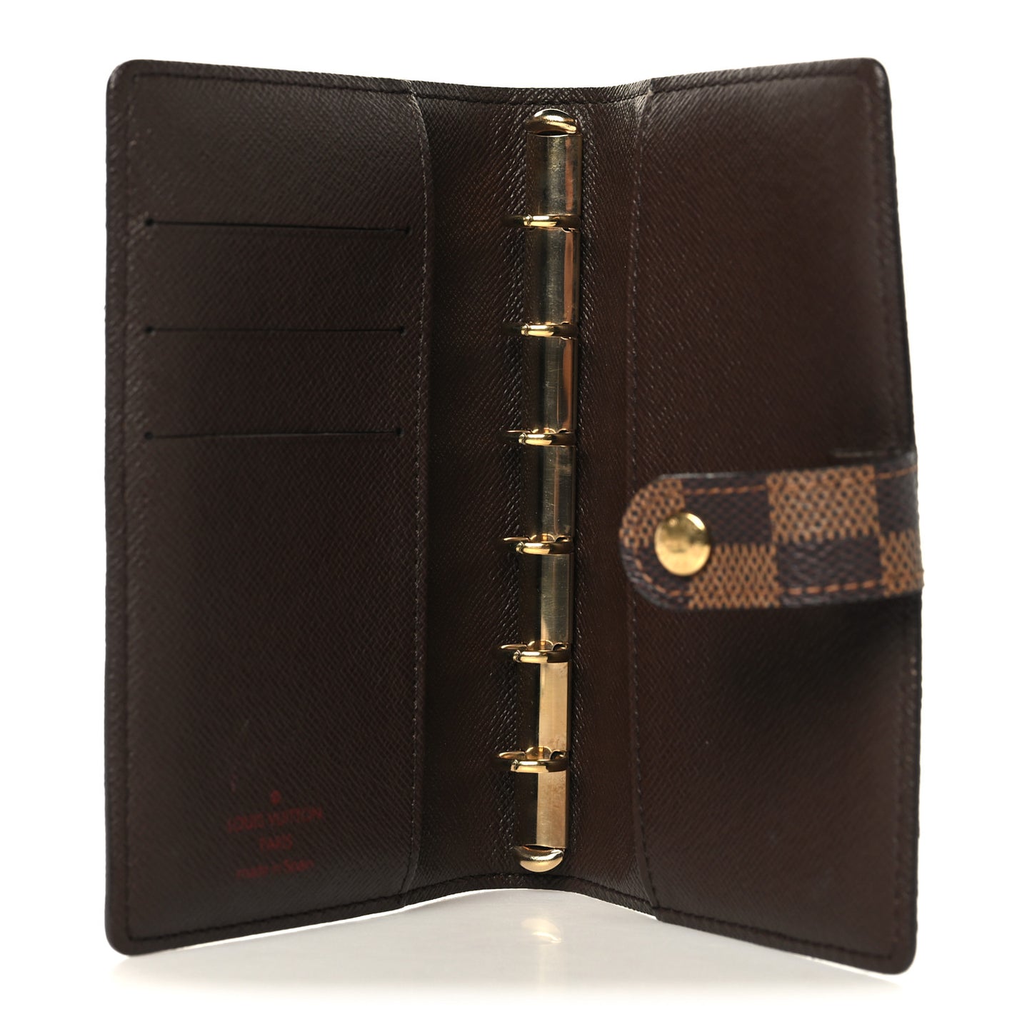 Damier Ebene Small Ring Agenda Cover