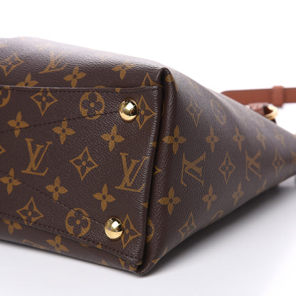 Louis Vuitton Monogram V Tote MM Black 8 of 9