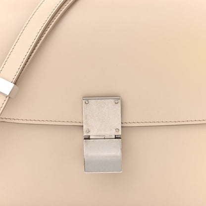 Celine Calfskin Medium Classic Box Flap Bag Cream 8 of 12