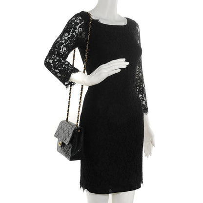 Chanel Lambskin Mini Single Flap Bag Black 2 of 11