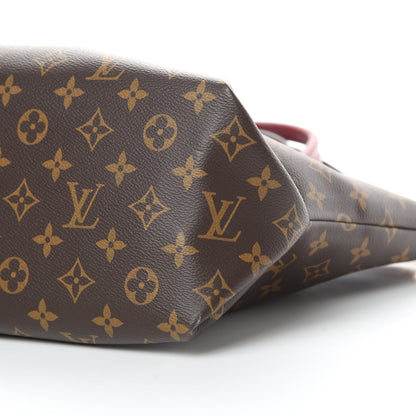 Louis Vuitton Monogram Flower Zipped Tote MM Bordeaux 10 of 10