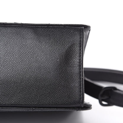 Chanel Caviar Diamond Stitched Square Flap So Black 13 of 15
