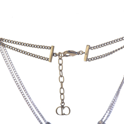 Christian Dior Metal J'Adior Choker Necklace Aged Gold 3 of 4