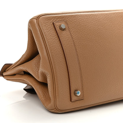 Hermes Taurillon Clemence JPG Birkin 42 Biscuit 8 of 11