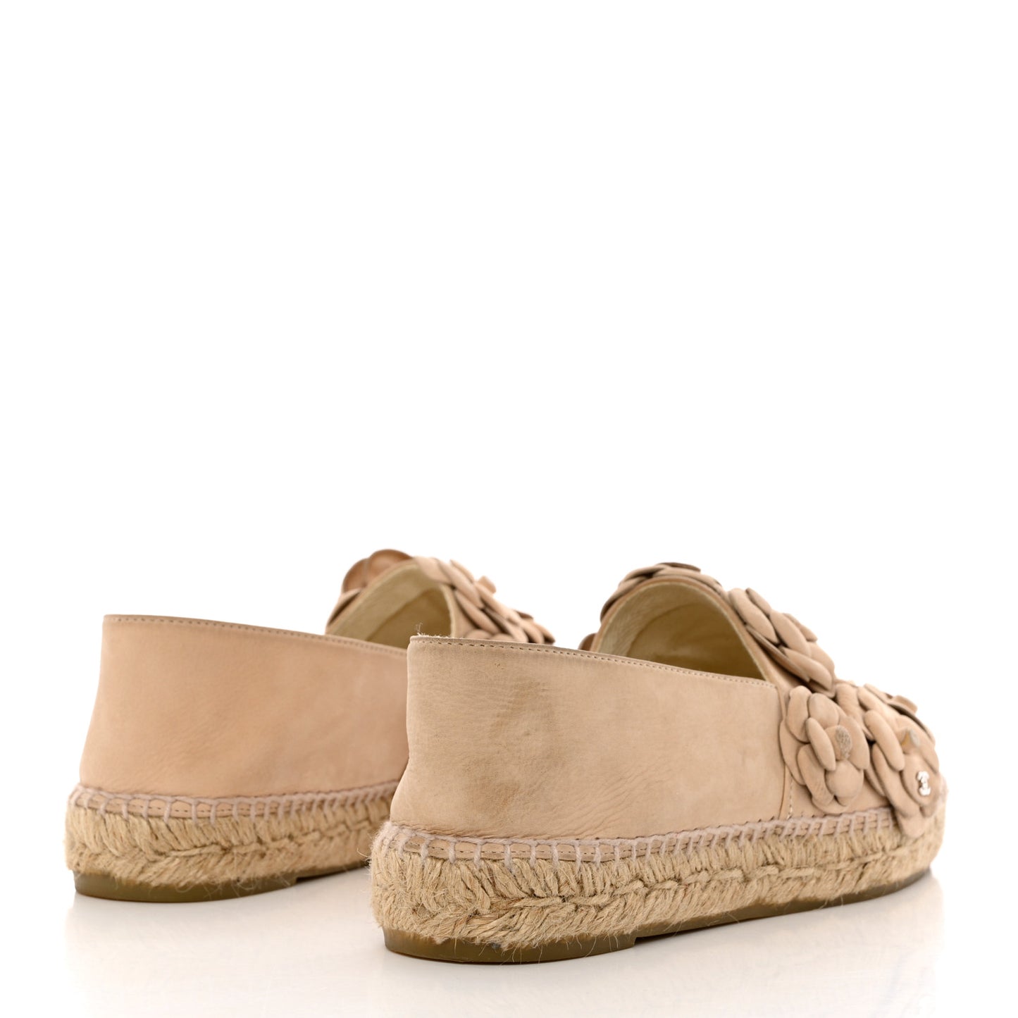 Suede Camellia CC Espadrilles 40 Pink