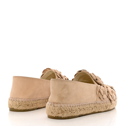 Chanel Suede Camellia CC Espadrilles 40 Pink 4 of 12