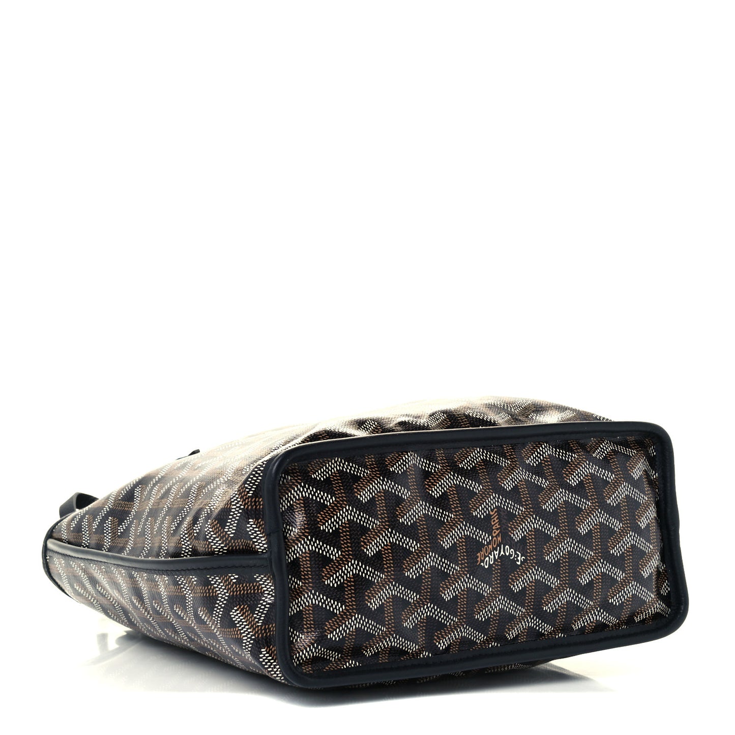 Goyardine Reversible Mini Anjou Black