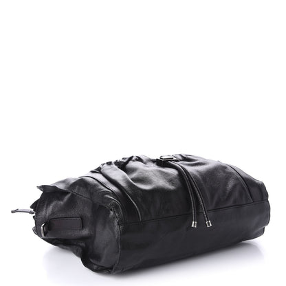 Burberry Calfskin Drawstring Tote Black 4 of 13