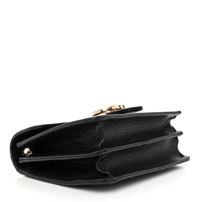 Gucci Dollar Calfskin Small Interlocking G Shoulder Bag Black 4 of 14