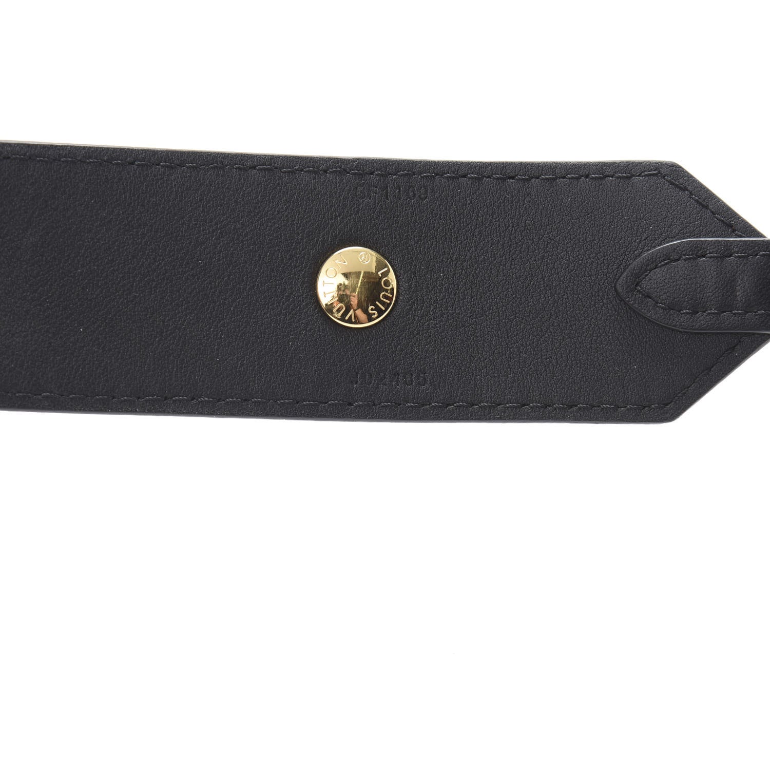 Louis Vuitton Monogram Bandouliere Shoulder Strap Black 4 of 5