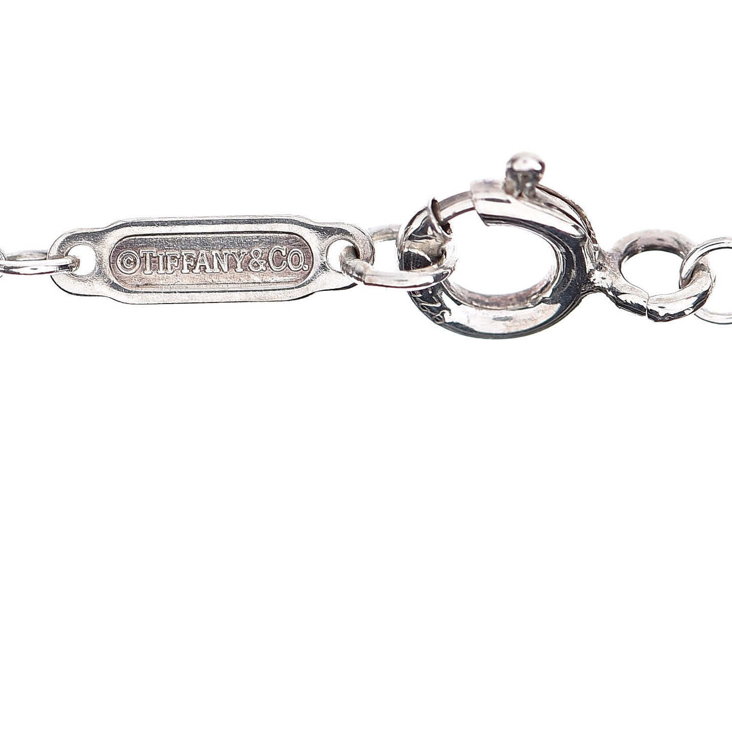 Sterling Silver Rubedo Small Interlocking Circles Pendant Necklace