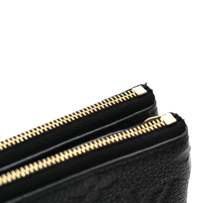 Louis Vuitton Empreinte Double Zip Pochette Black 12 of 16