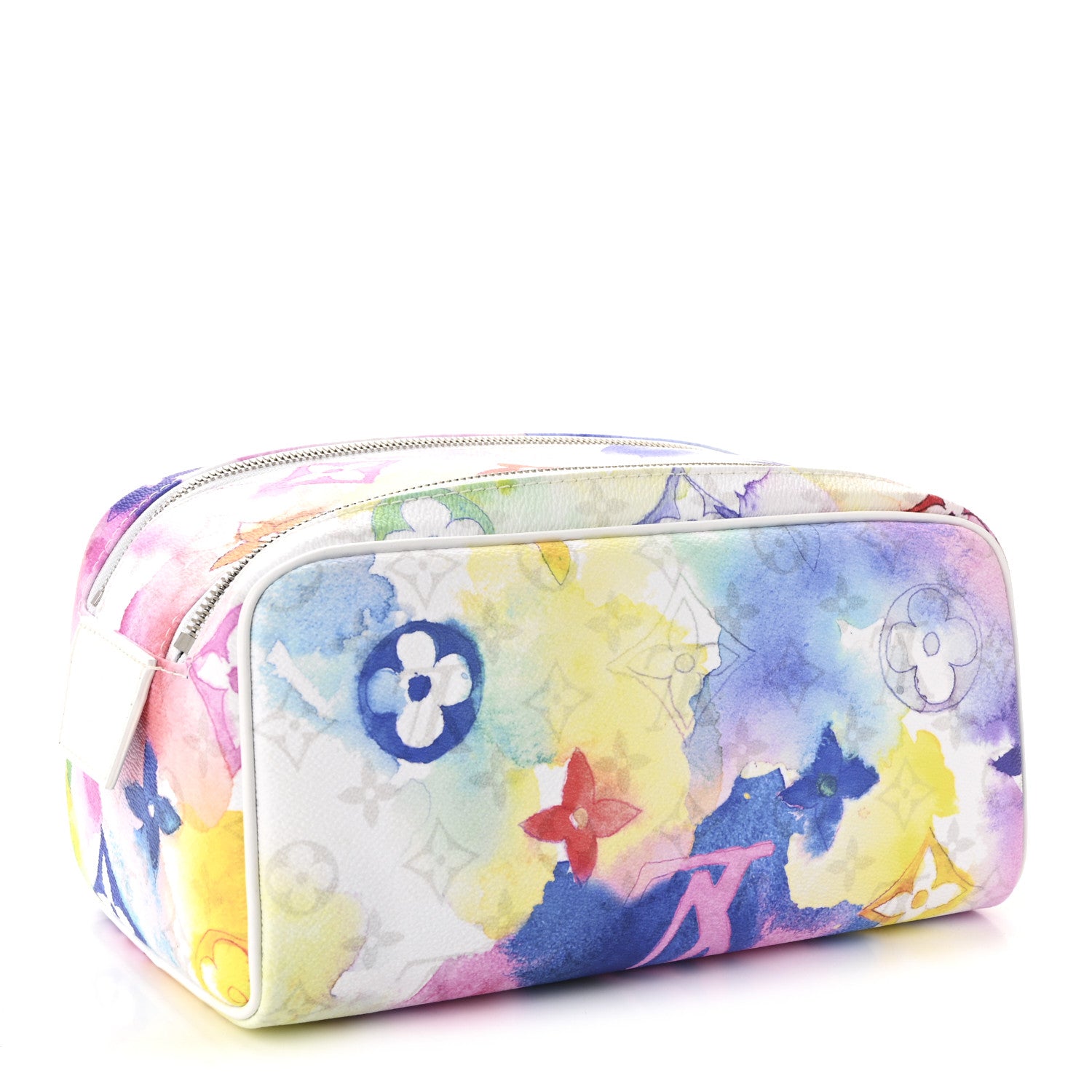 Louis Vuitton Monogram Watercolor Dopp Kit Toilet Pouch Multicolor 3 of 6