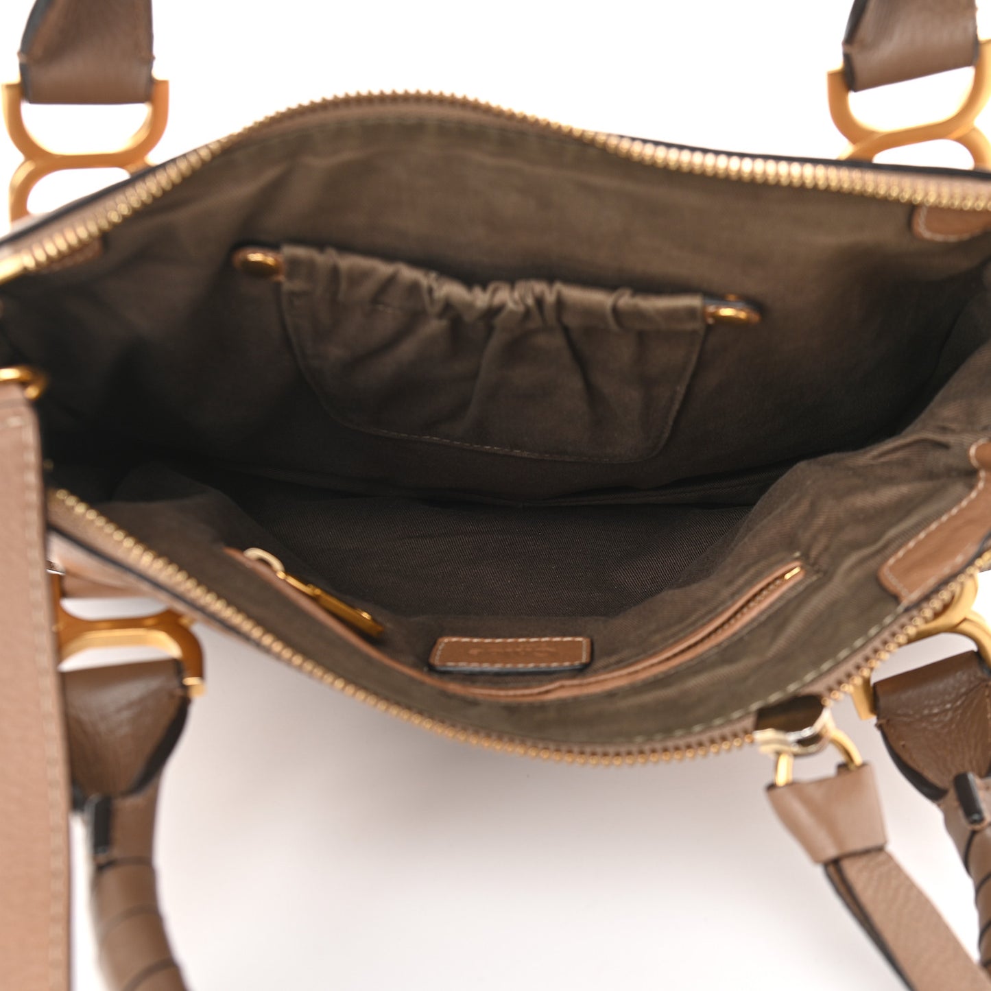Calfskin Medium Marcie Satchel Nut