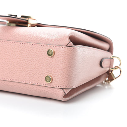 Gucci Dollar Calfskin Interlocking G Top Handle Shoulder Bag Soft Pink 10 of 10