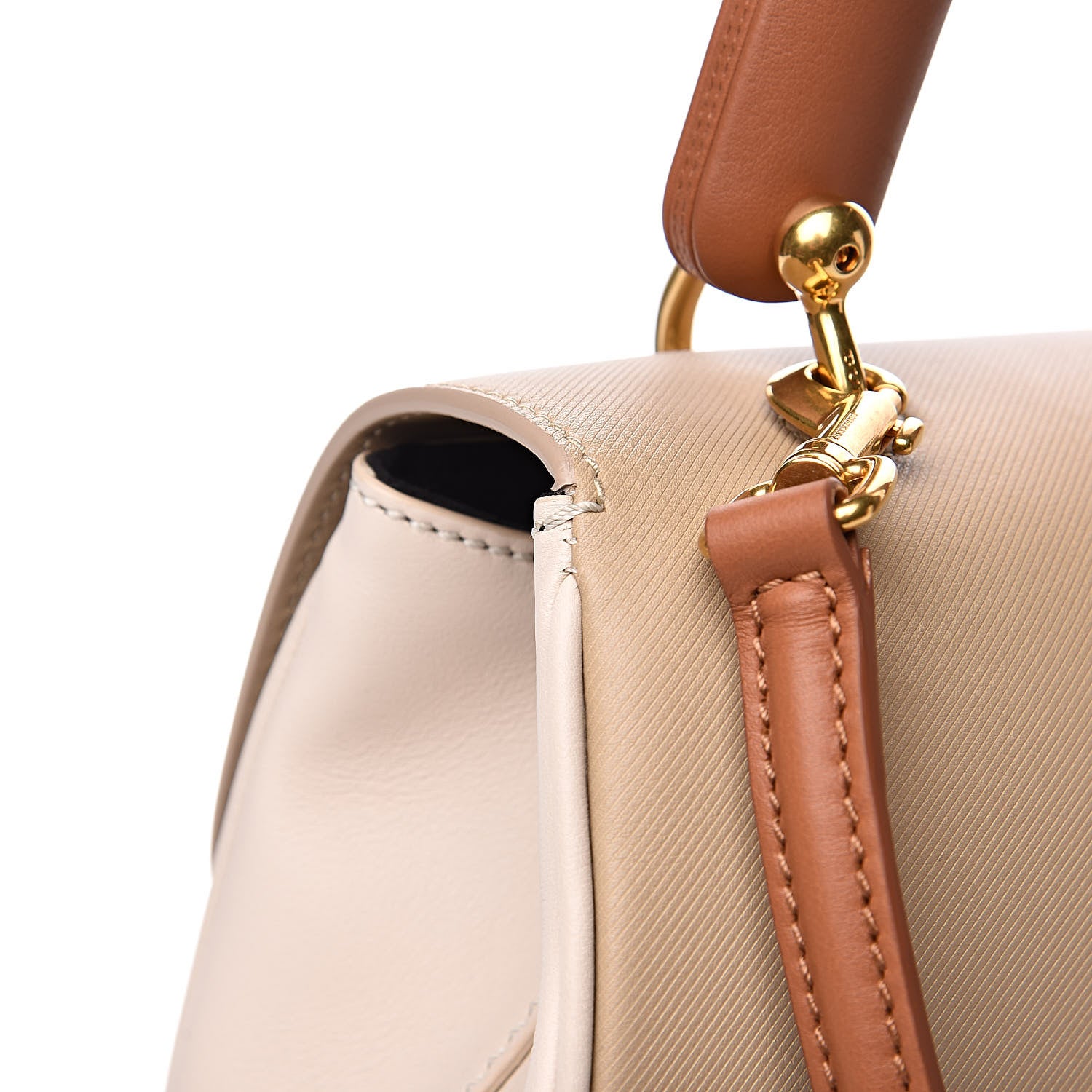 Burberry Trench Calfskin Medium DK88 Top Handle Bag Honey Limestone 12 of 13