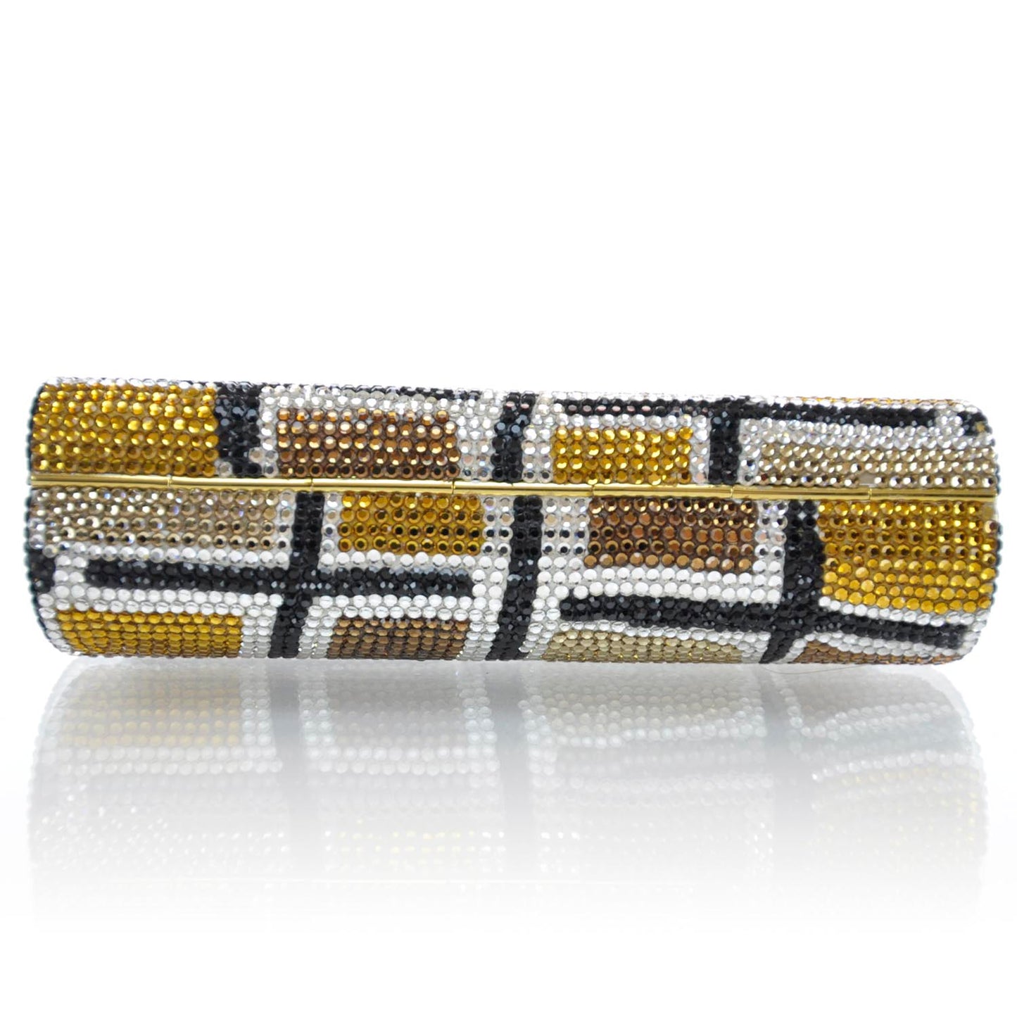 Swarovski Crystal Minaudiere Clutch Multicolor