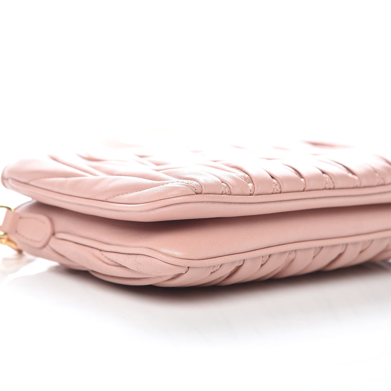 Miu Miu Nappa Matelasse Double Zip Crossbody Orchidea 11 of 12
