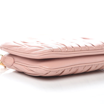 Miu Miu Nappa Matelasse Double Zip Crossbody Orchidea 11 of 12