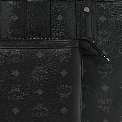 MCM Visetos Medium Liz Reversible Shopper Tote Black 13 of 24