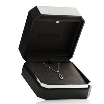 Messika 18K White Gold Diamond Move Uno Pave Anklet 5 of 5