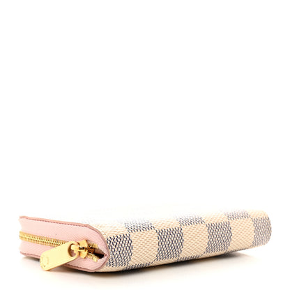 Louis Vuitton Damier Azur Zippy Coin Purse Rose Ballerine 4 of 7